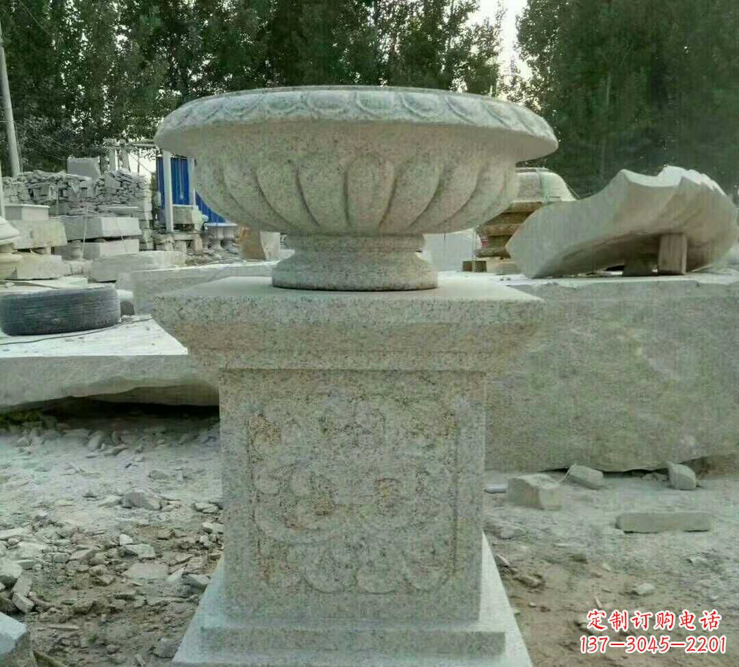 绵阳大理石花盆雕塑