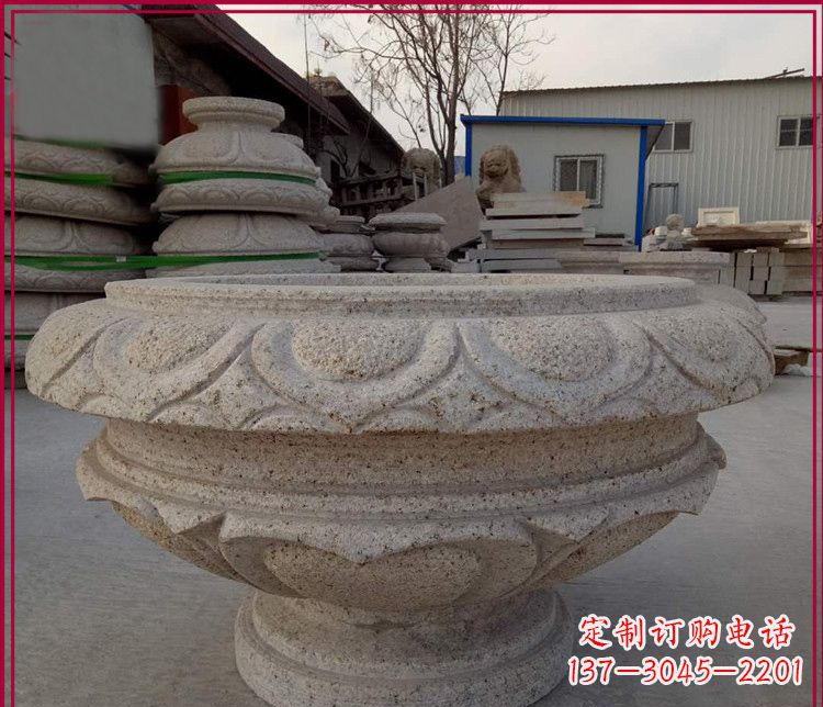 绵阳大理石花盆雕塑