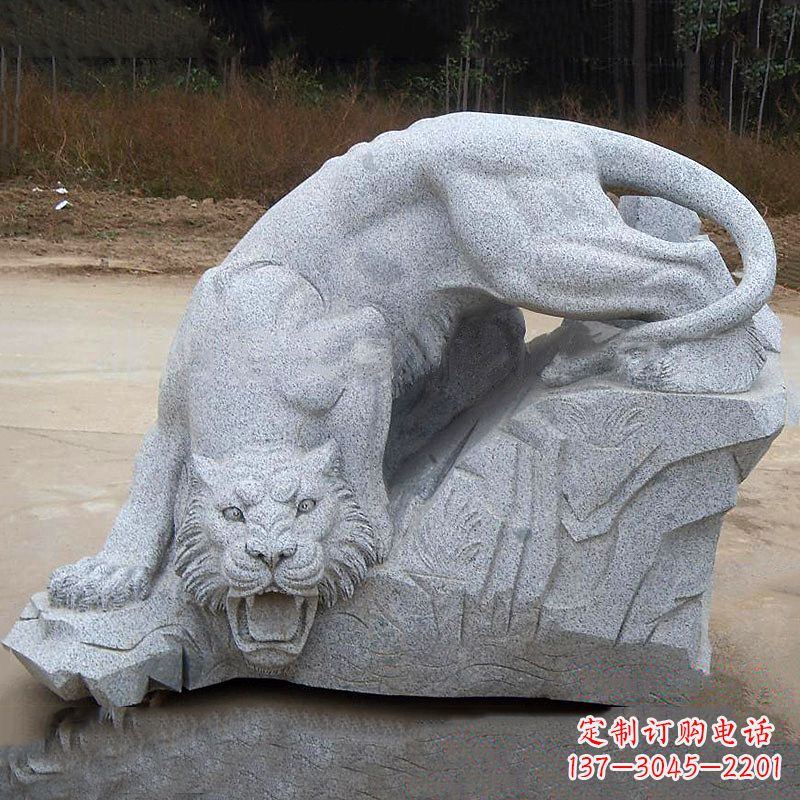 绵阳大理石老虎动物石雕