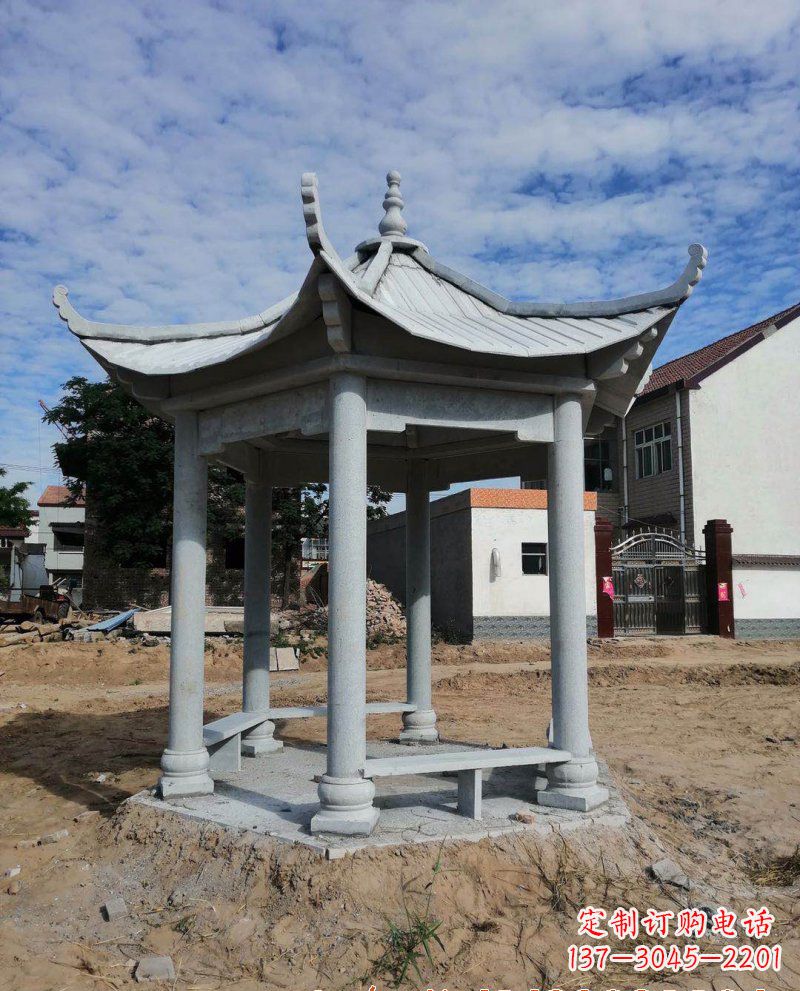 绵阳典雅大理石凉亭雕塑