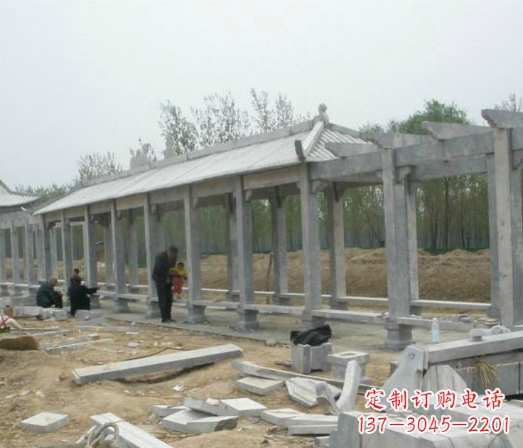 绵阳精美大理石凉亭雕塑