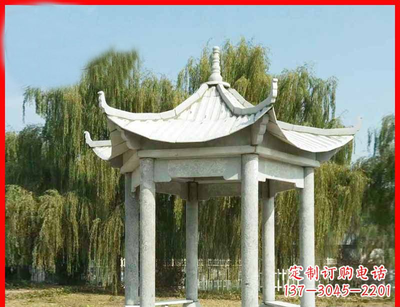 绵阳精美大理石凉亭雕塑