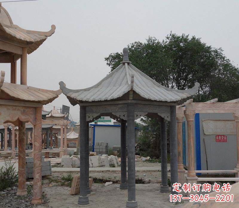 绵阳大理石凉亭精美石雕