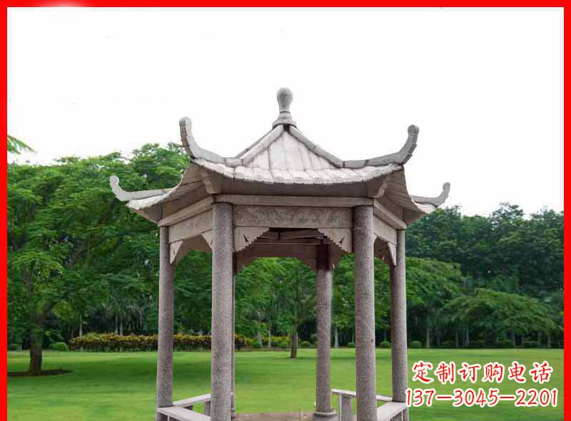 绵阳精致大理石凉亭雕塑