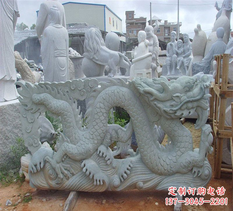 绵阳大理石龙石雕传承古老文化,精雕细琢的艺术品