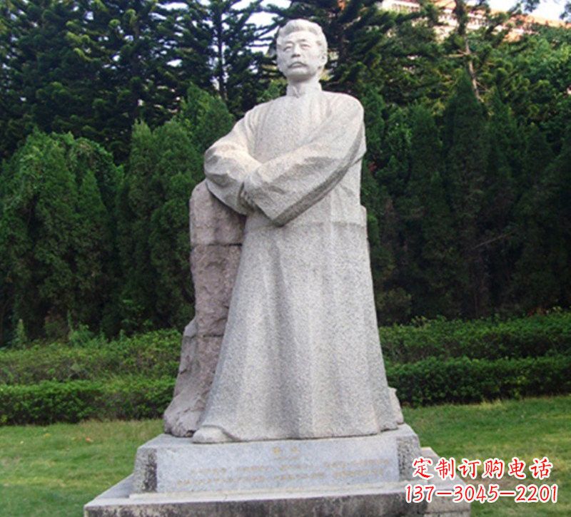 绵阳精美独特的鲁迅大理石雕塑