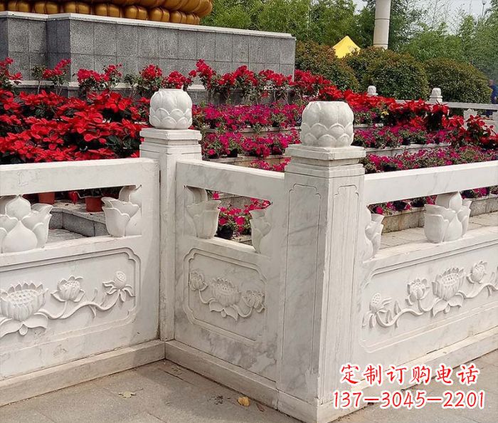 绵阳精美大理石旅游景区石雕栏板