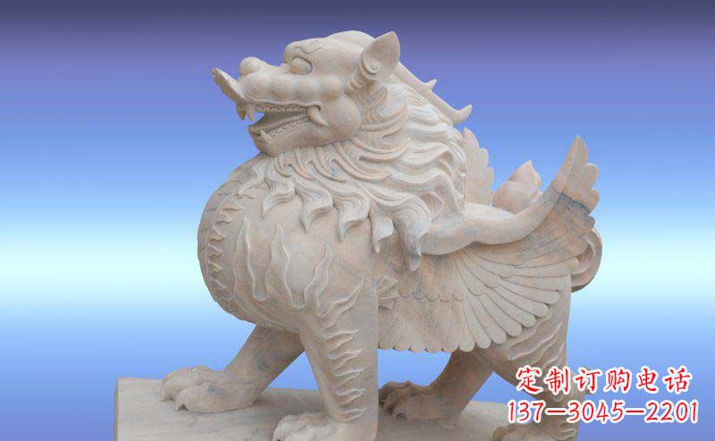 绵阳大理石貔貅神兽石雕