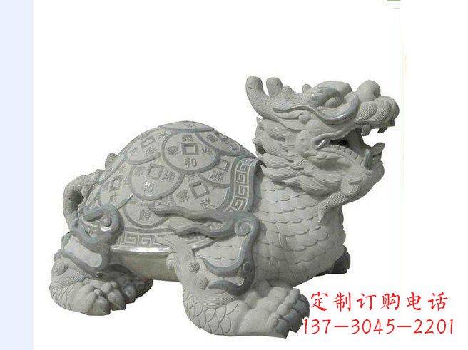绵阳大理石招财龙雕塑