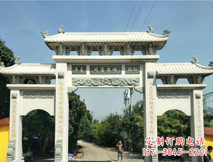 绵阳大理石牌坊雕塑