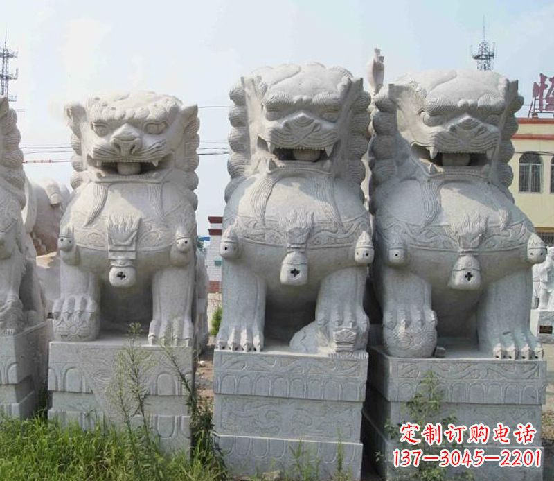 绵阳北京玉石狮子雕塑