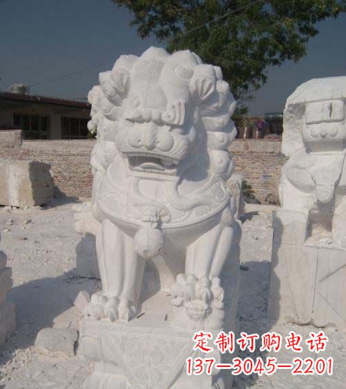 绵阳精美大理石狮子雕塑