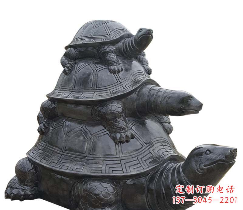 绵阳高品质大理石乌龟母子石雕
