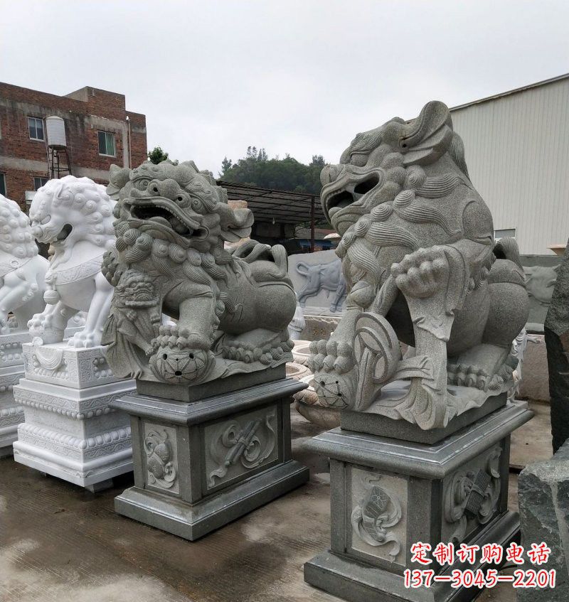 绵阳大理石南方狮子雕塑