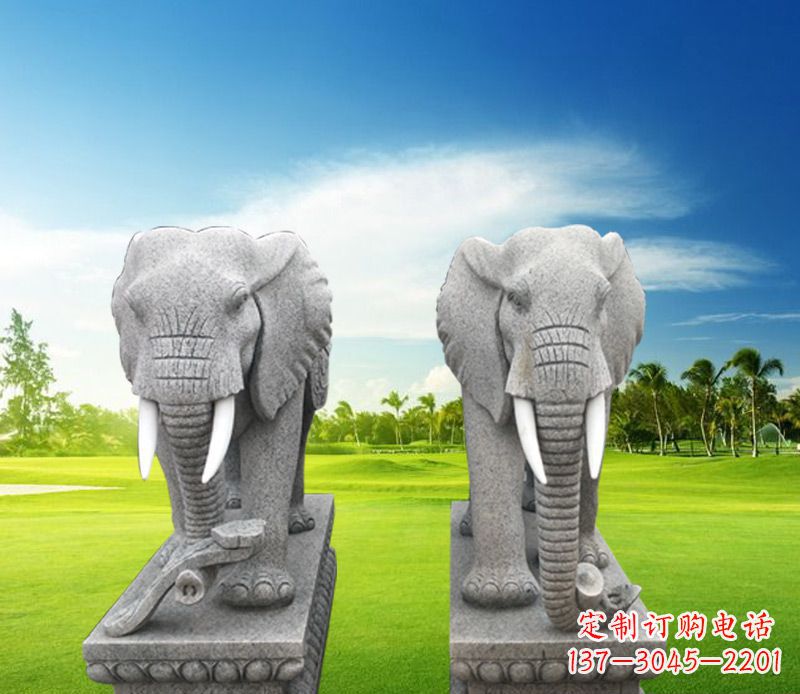 绵阳精美大象雕塑,招财进宝