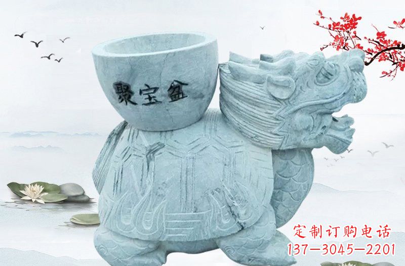 绵阳大理石招财龙雕塑