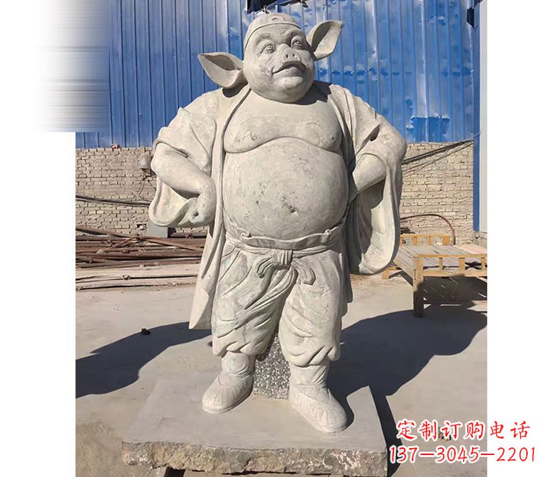 绵阳大理石猪八戒雕塑