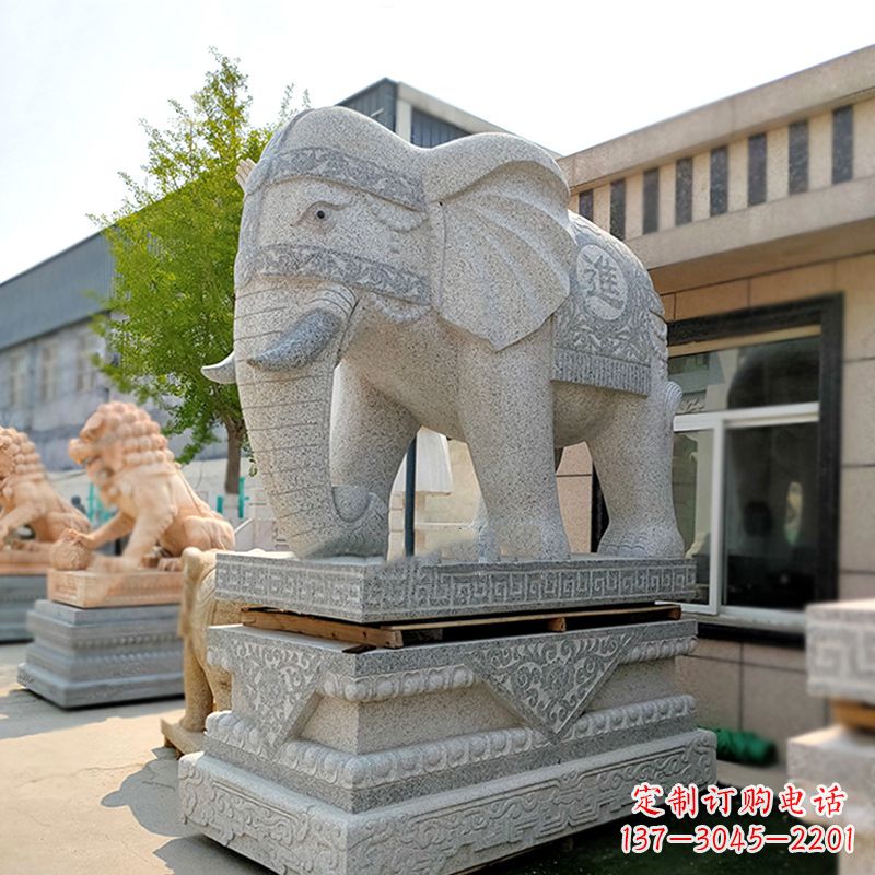 绵阳新颖雄伟的大象雕塑