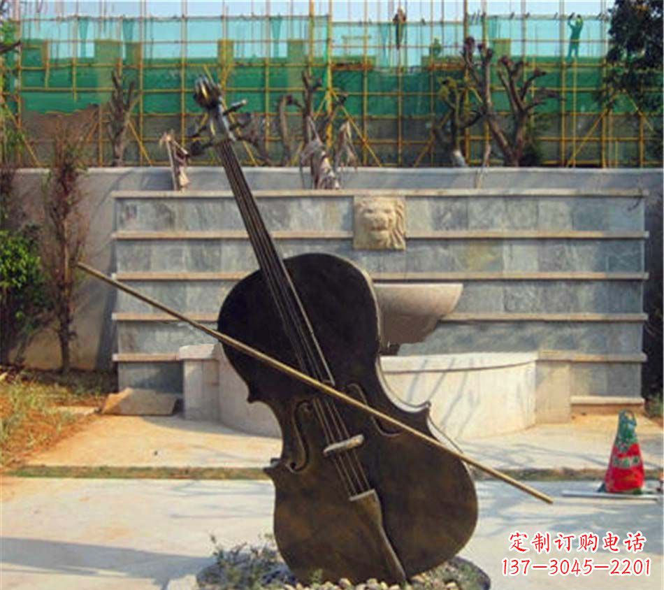 绵阳精美大提琴铜雕