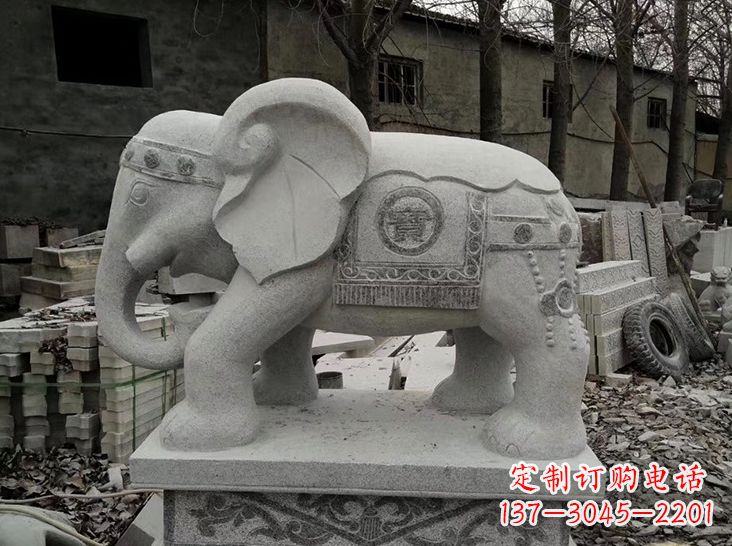 绵阳古典风格大象雕塑