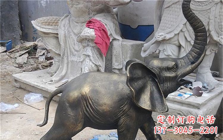 绵阳大象动物铜雕112