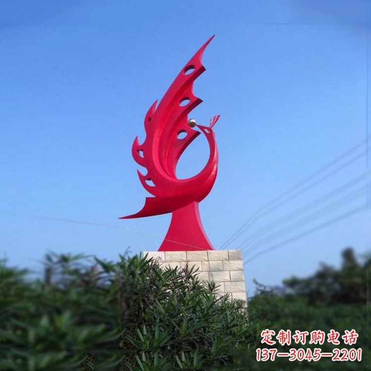 绵阳凤凰不锈钢雕塑