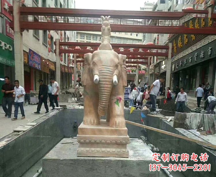 绵阳大象石材雕塑