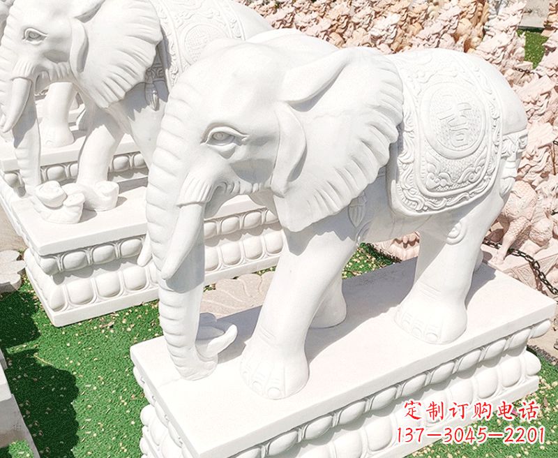 绵阳大象石雕雕塑