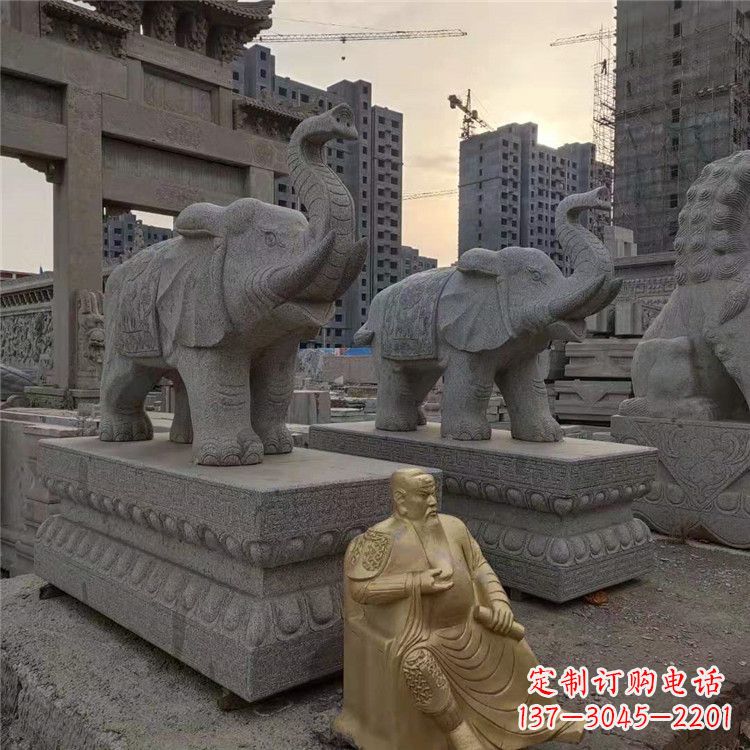 绵阳大象石雕吸水