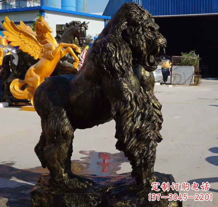 绵阳大猩猩铜雕