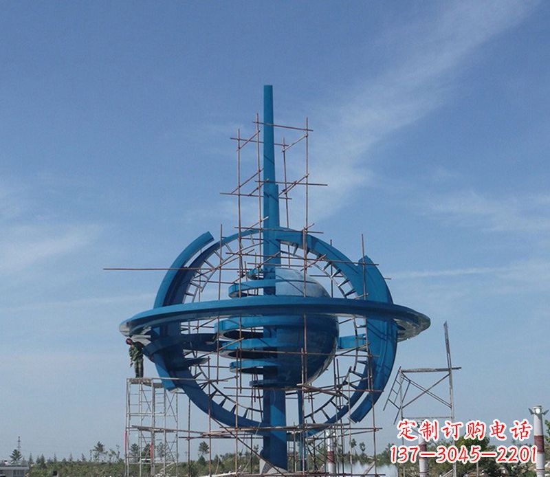 绵阳品质卓越的大型不锈钢地球雕塑