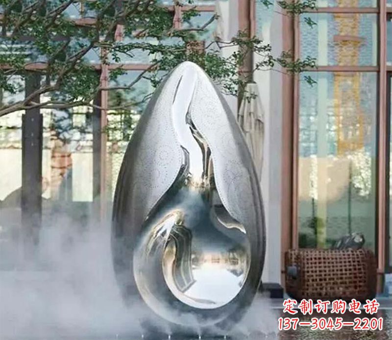 绵阳高端大气水滴雕塑