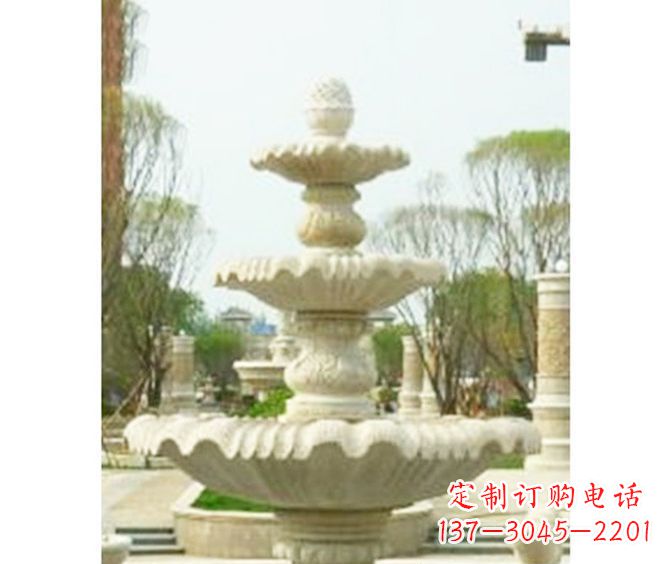绵阳大型多层喷泉石雕 (3)