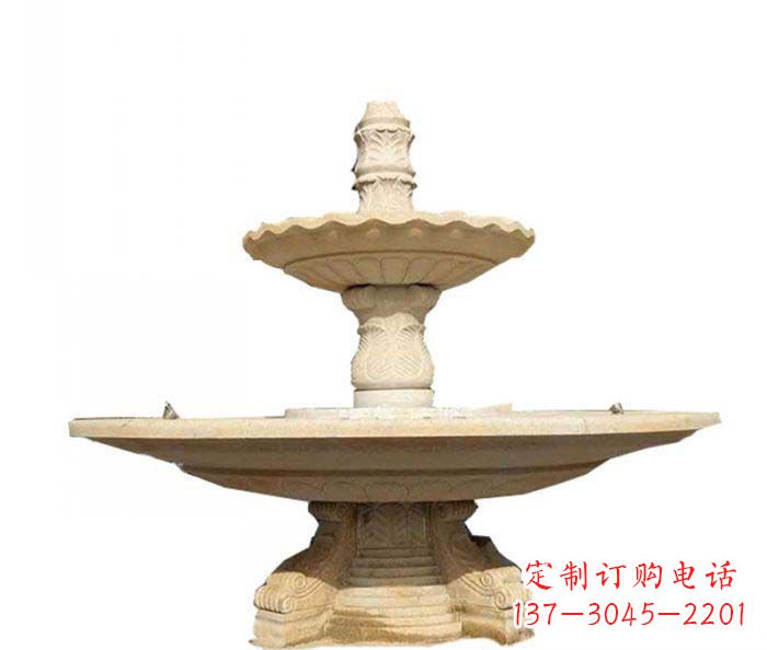 绵阳大型多层喷泉石雕 (2)