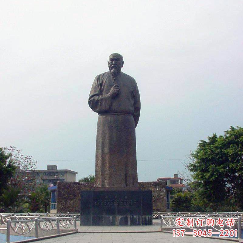 绵阳精美林则徐雕塑,传承历史文化