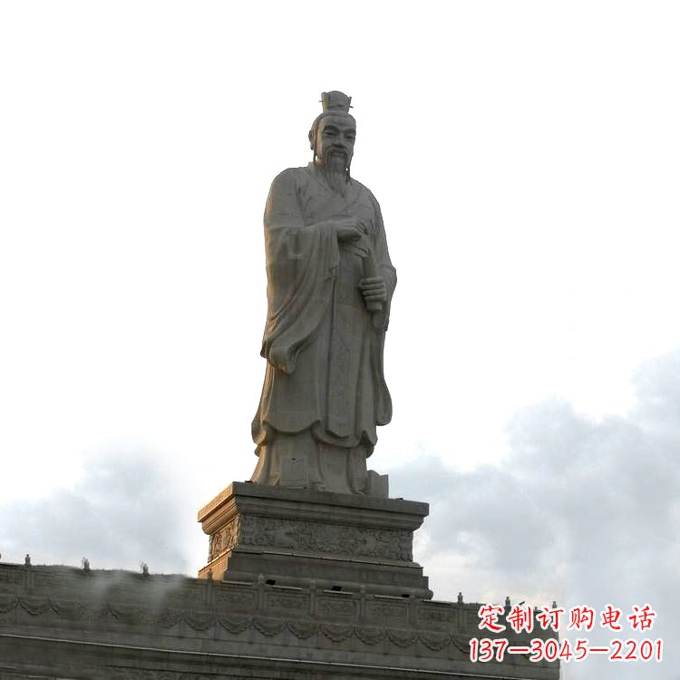 绵阳精美纯手工孟子雕塑,传承历史文化