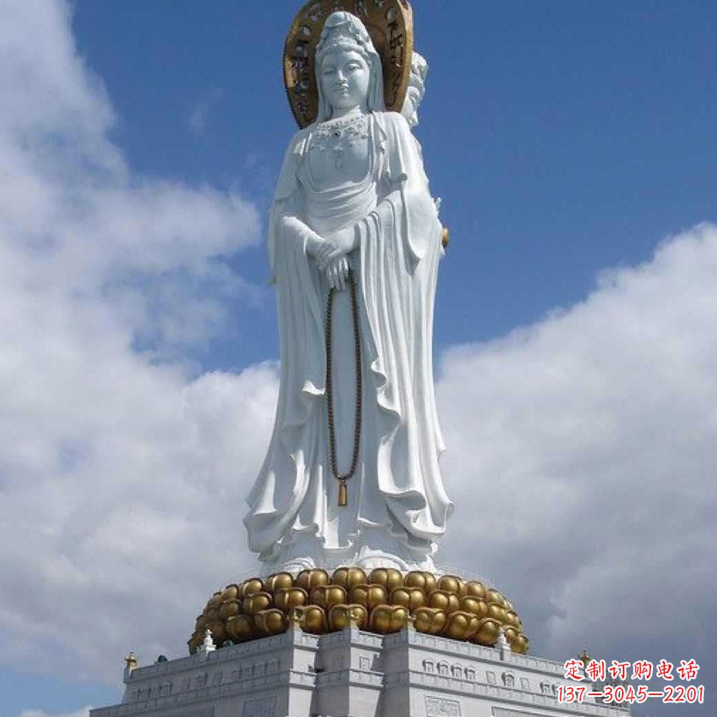 绵阳汇聚神灵精灵的大型观音石雕