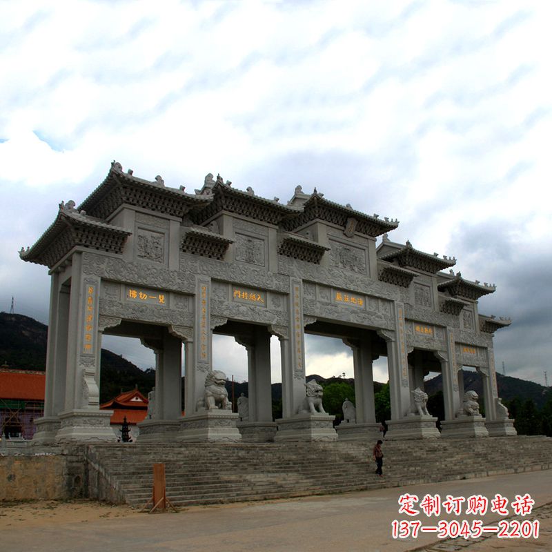 绵阳大型牌楼雕塑制作