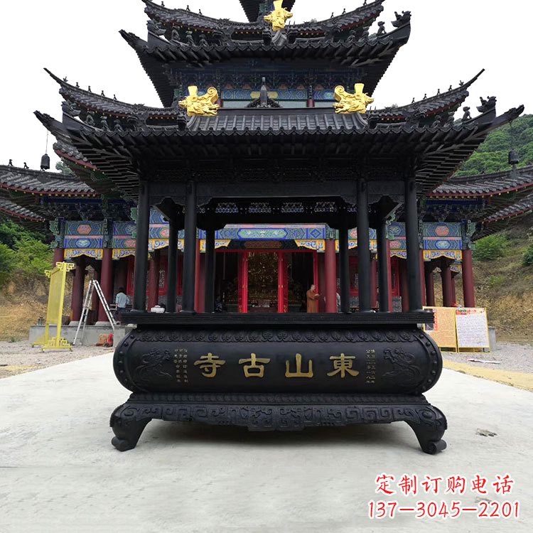 绵阳优雅古典大型香炉雕塑