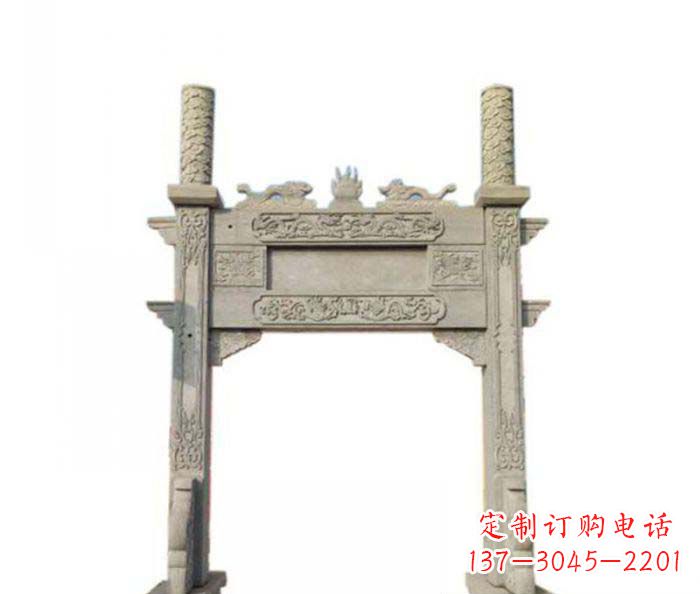 绵阳产品名称中领雕塑-牌坊石雕