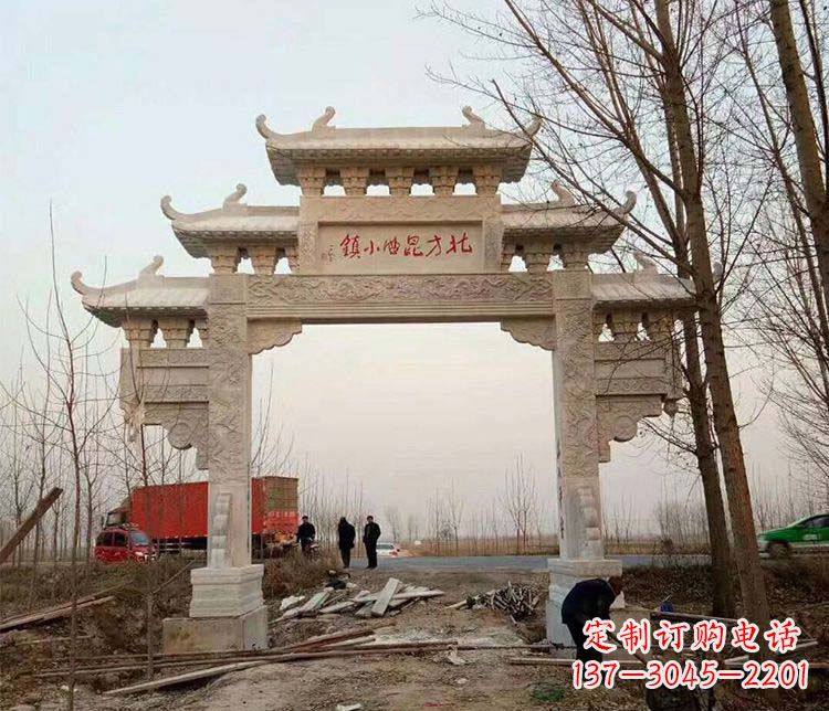 绵阳大理石牌坊石雕