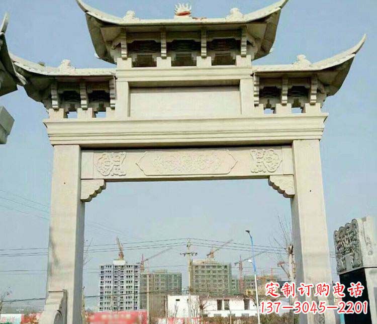 绵阳精美牌坊石雕