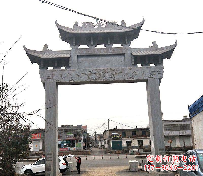 绵阳精美大理石牌坊石雕