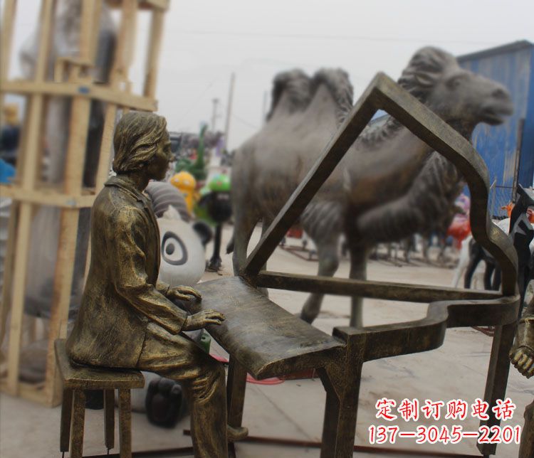 绵阳钢琴铜雕——表达艺术之美的完美融合