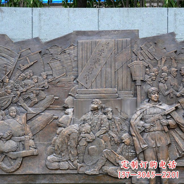 绵阳纪念红军革命人物雕塑