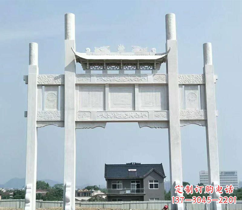绵阳精美牌坊雕塑