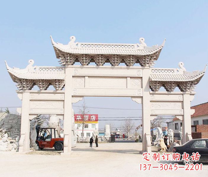绵阳精美牌坊雕塑