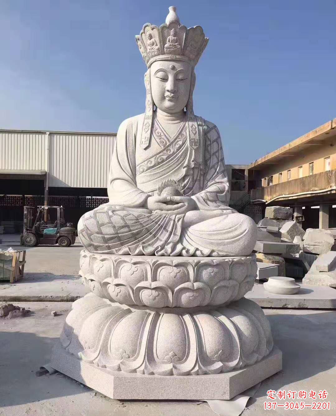 绵阳地藏王石雕佛像摆件寺庙景观雕塑