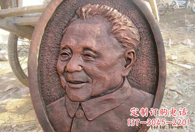 绵阳传承历史,永记邓小平——邓小平头像铜雕塑