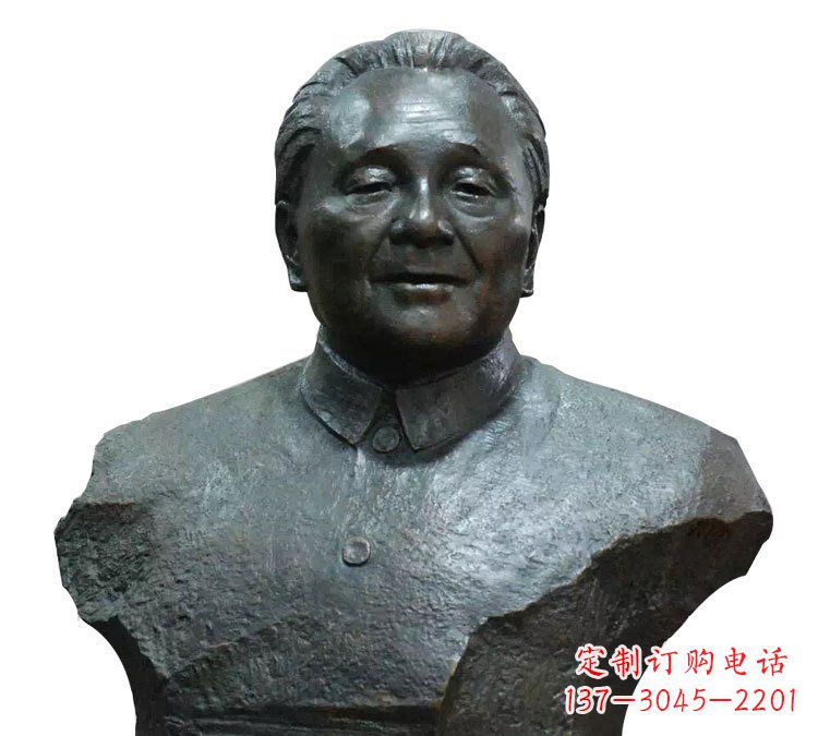 绵阳伟大领袖邓小平胸像铜雕